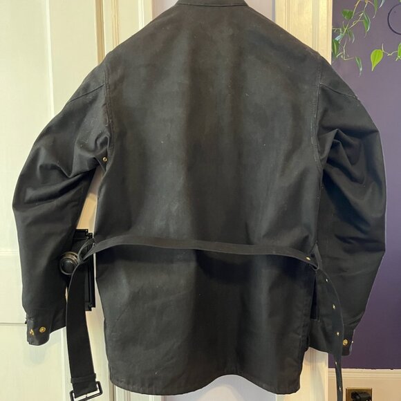 Barbour International Original Waxed Jacket, Black Size 38 - Picture 3 of 8